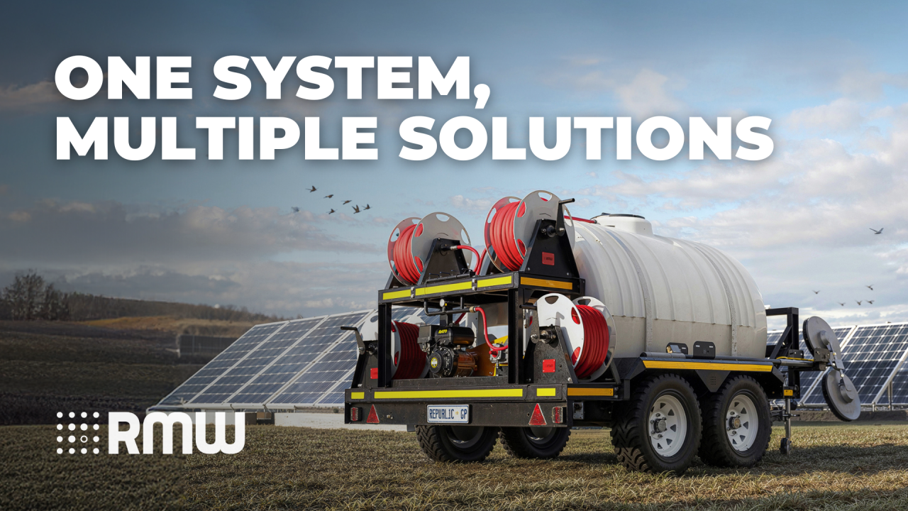 RMW PURUS - Solar cleaning system